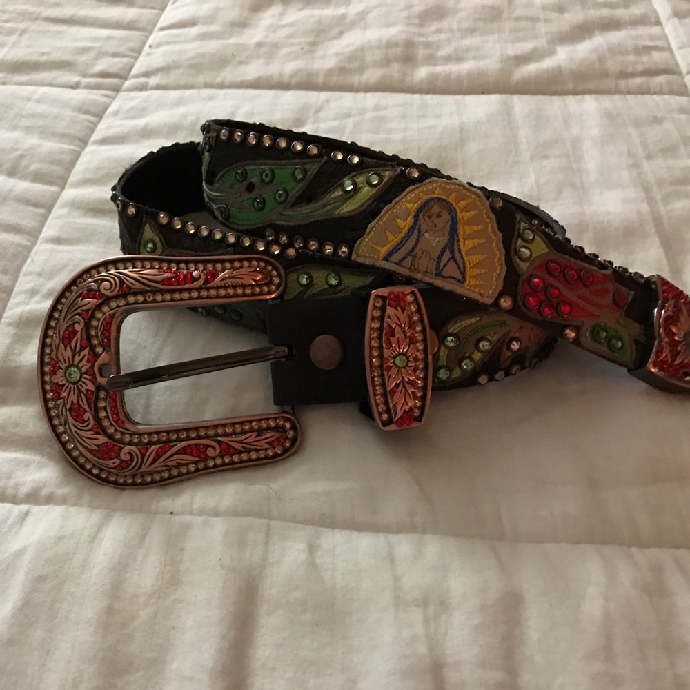 Studded Western belt