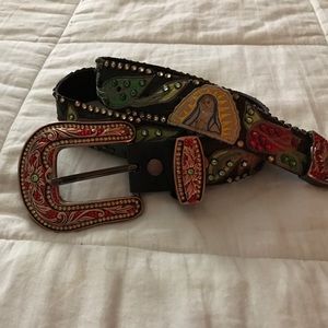 Studded Western belt