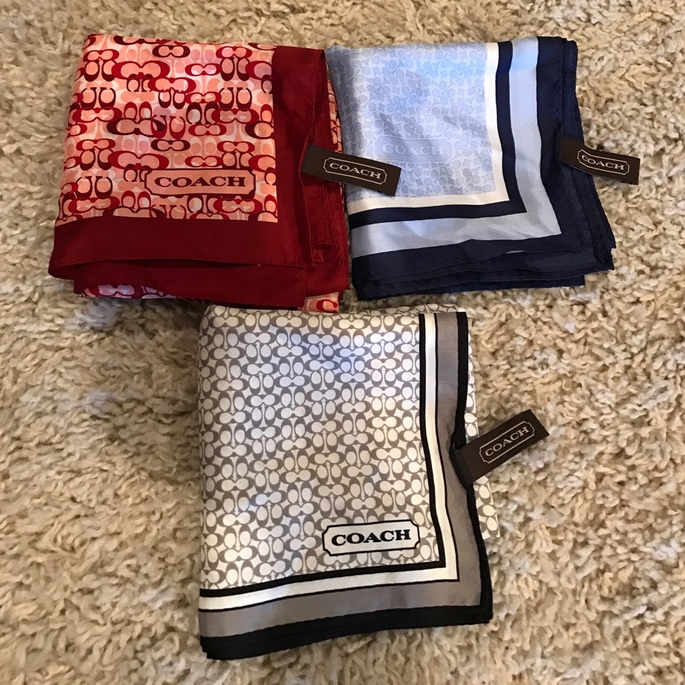 Coach Scarves Lot of 3