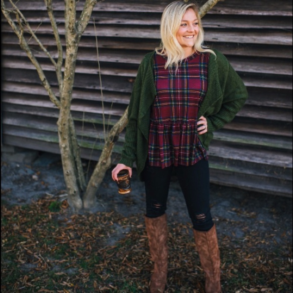 Jayne Nash | Chrissy Peplum Top
