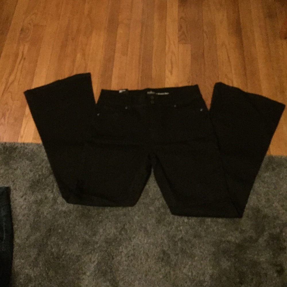 High waisted flare jeans