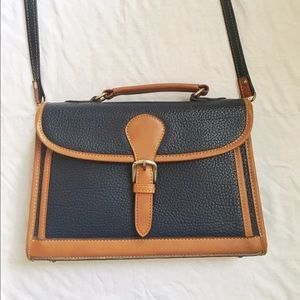 Vintage Structured Crossbody Purse