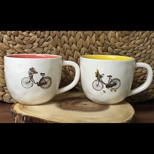 Rae Dunn Spring Bike Mugs