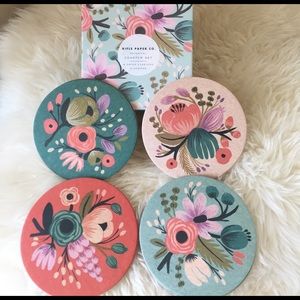 🆕 Rifle Paper Co Botanical Coaster Set