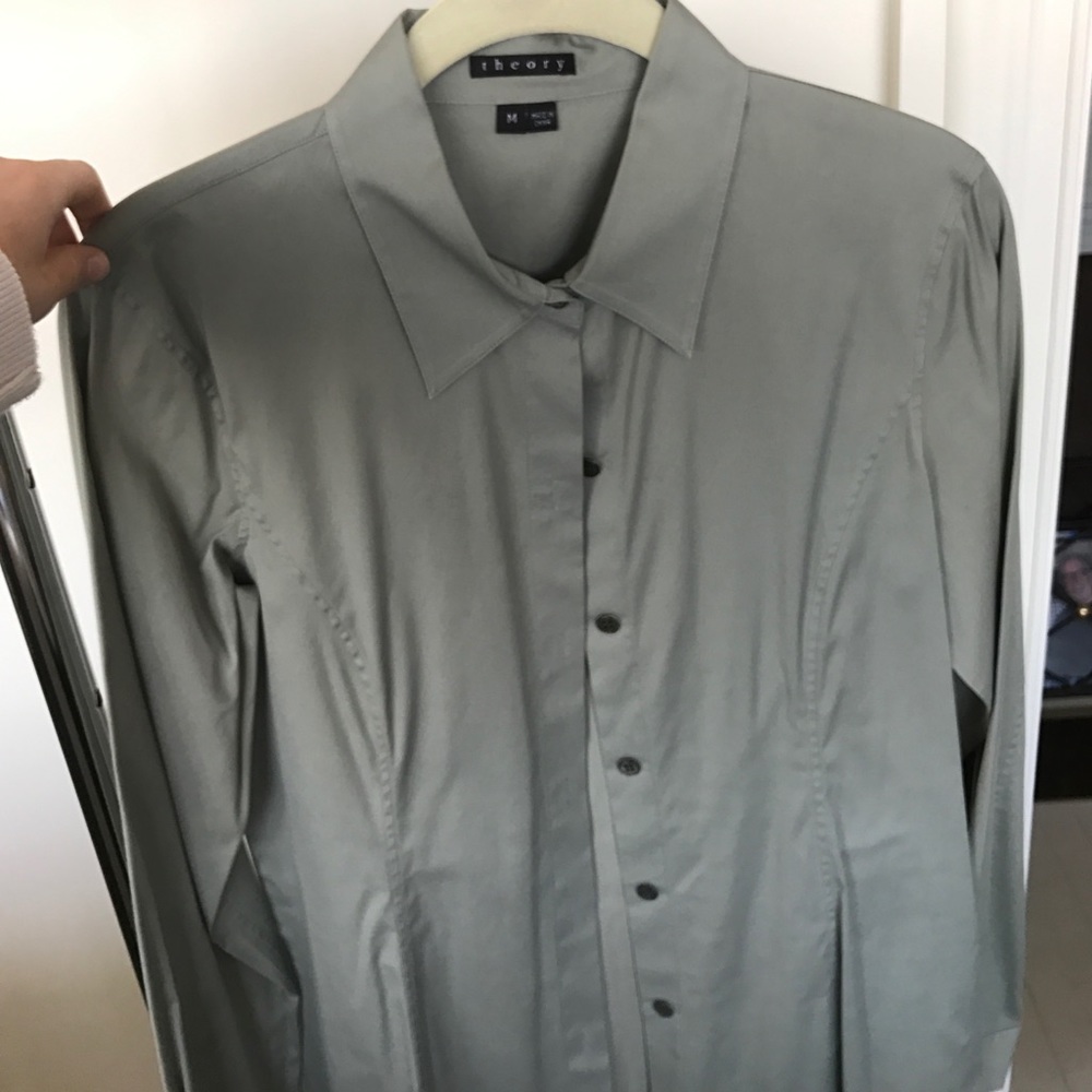 Theory Button Down - image 1