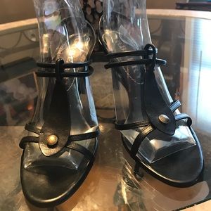Black Burberry sandals