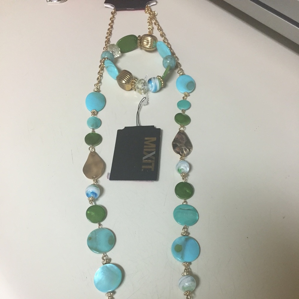 Necklace Set-Turquoise