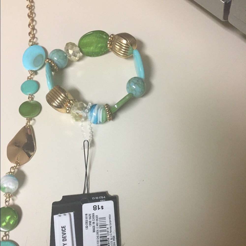 Necklace Set-Turquoise - Picture 2 of 4