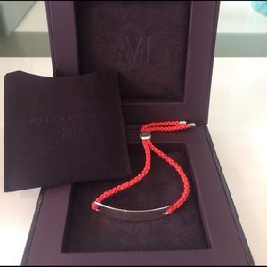 Monica Vinader Linear Sterling Silver Bracelet