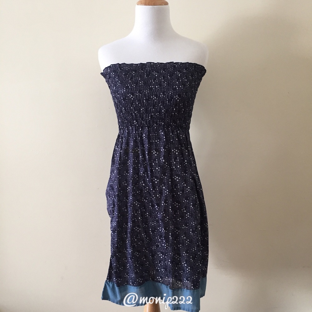 SOLD Cute patterned tube top summer dress
