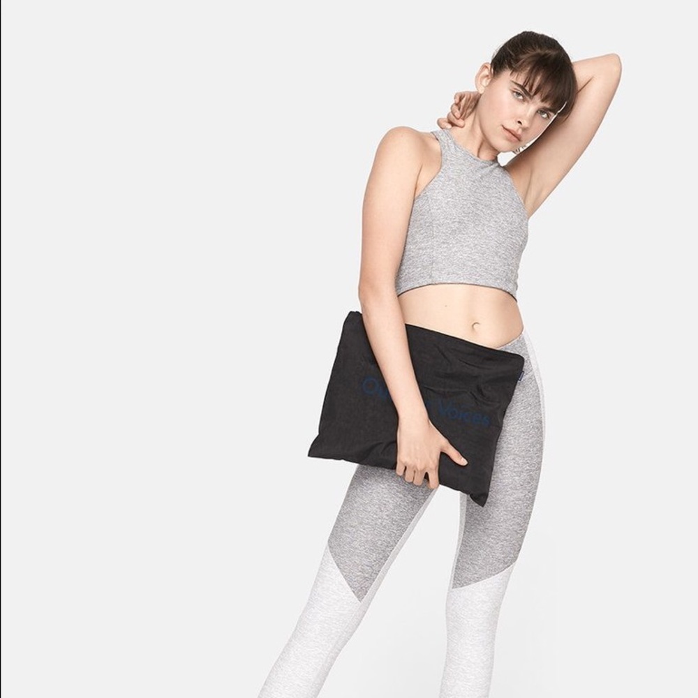 Outdoor Voices Athena Crop in Ash Small NWT