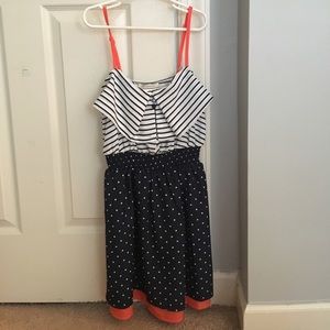 A cute dress with spaghetti straps