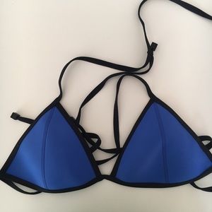 Blue and Black Triangl TOP