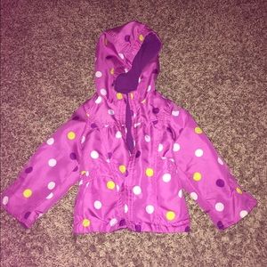 Baby girl coat reversible