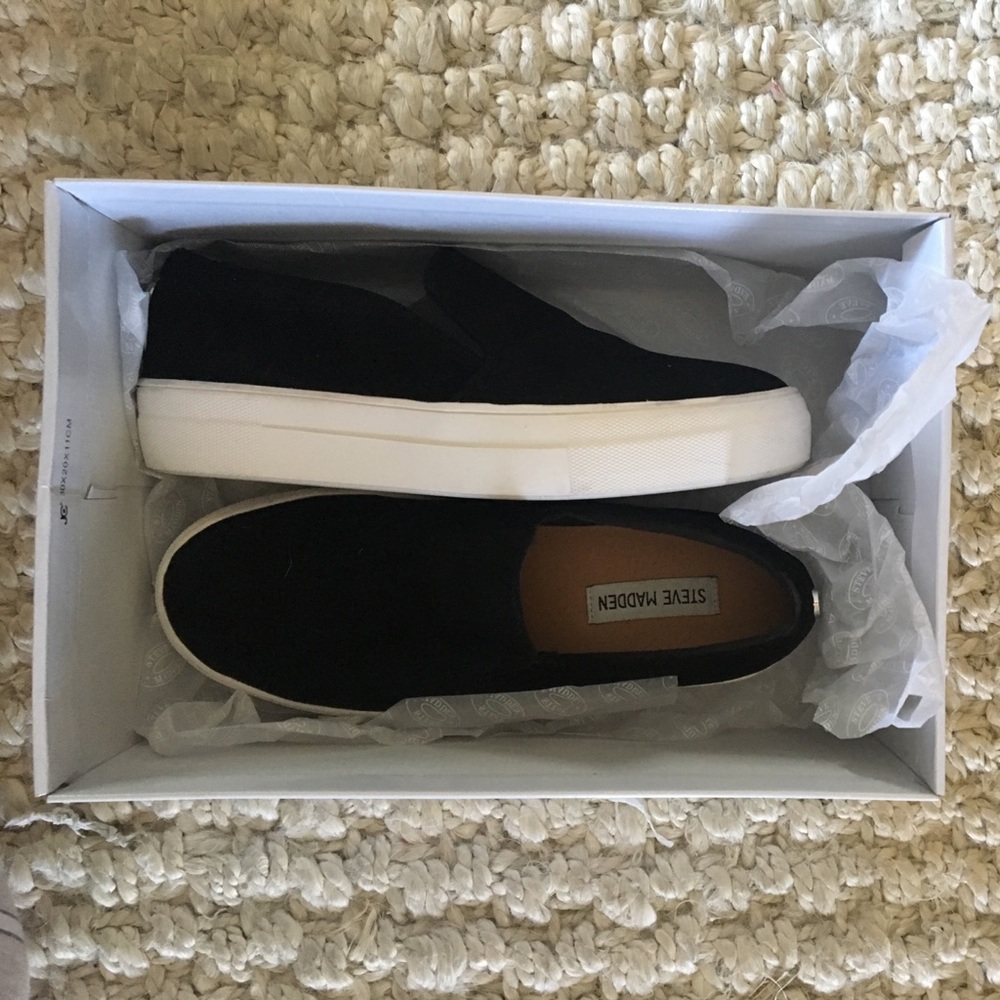 Steve Madden Gills suede platform shoes