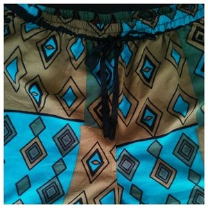 Beautiful Aztec Wide Leg Pants NWT