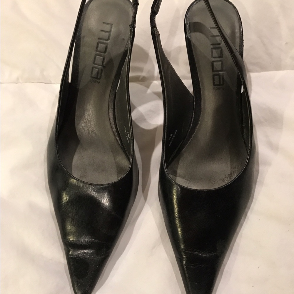 Mods sling back heels