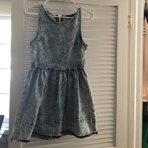 Denim/stonewashed dress