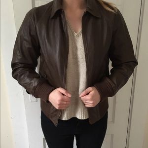 J.Crew Leather Jacket