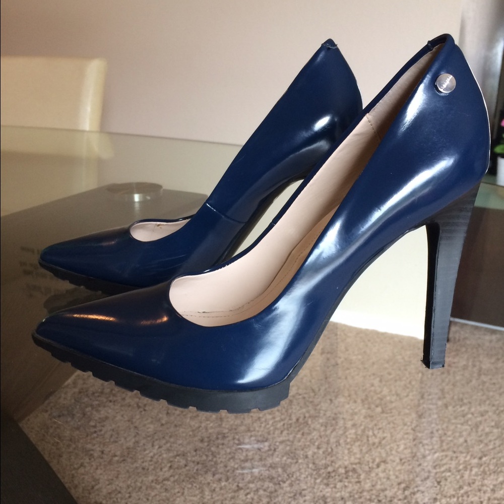 Blue Calvin Klein Pumps