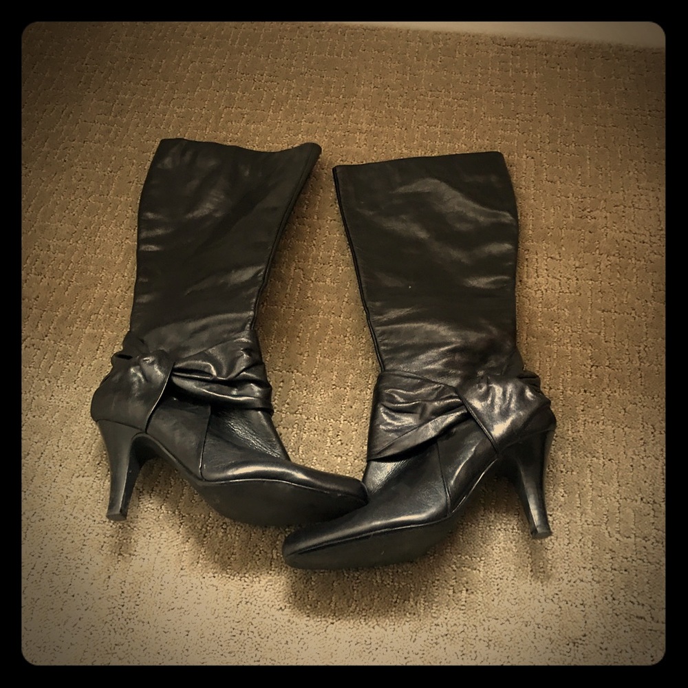 Black high boots