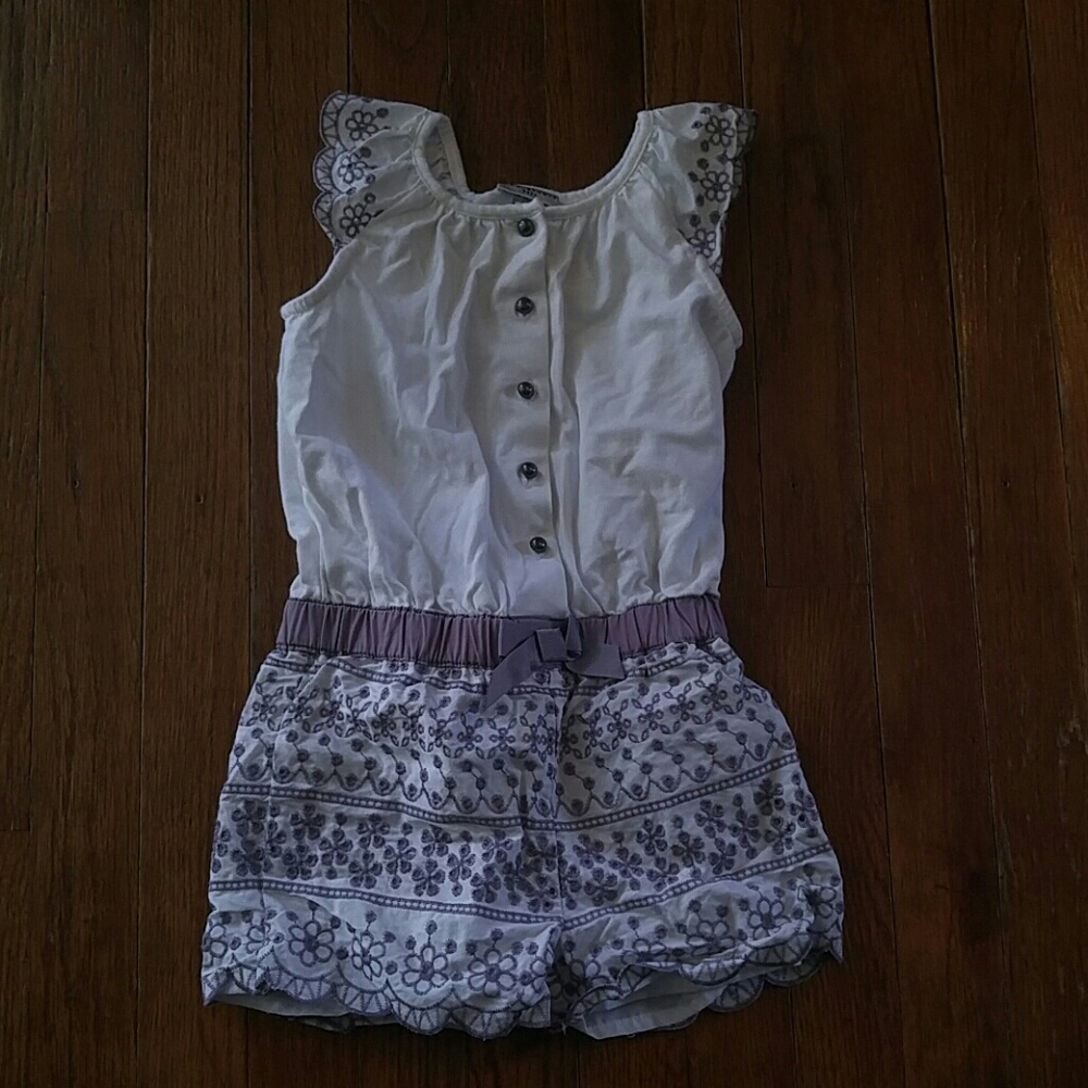 Girl's/toddler Max Studio eyelet romper