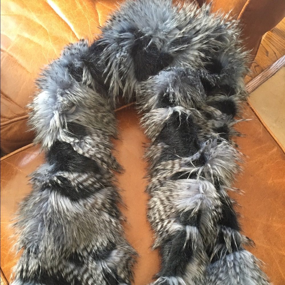 Sabira Collection Fur Scarf