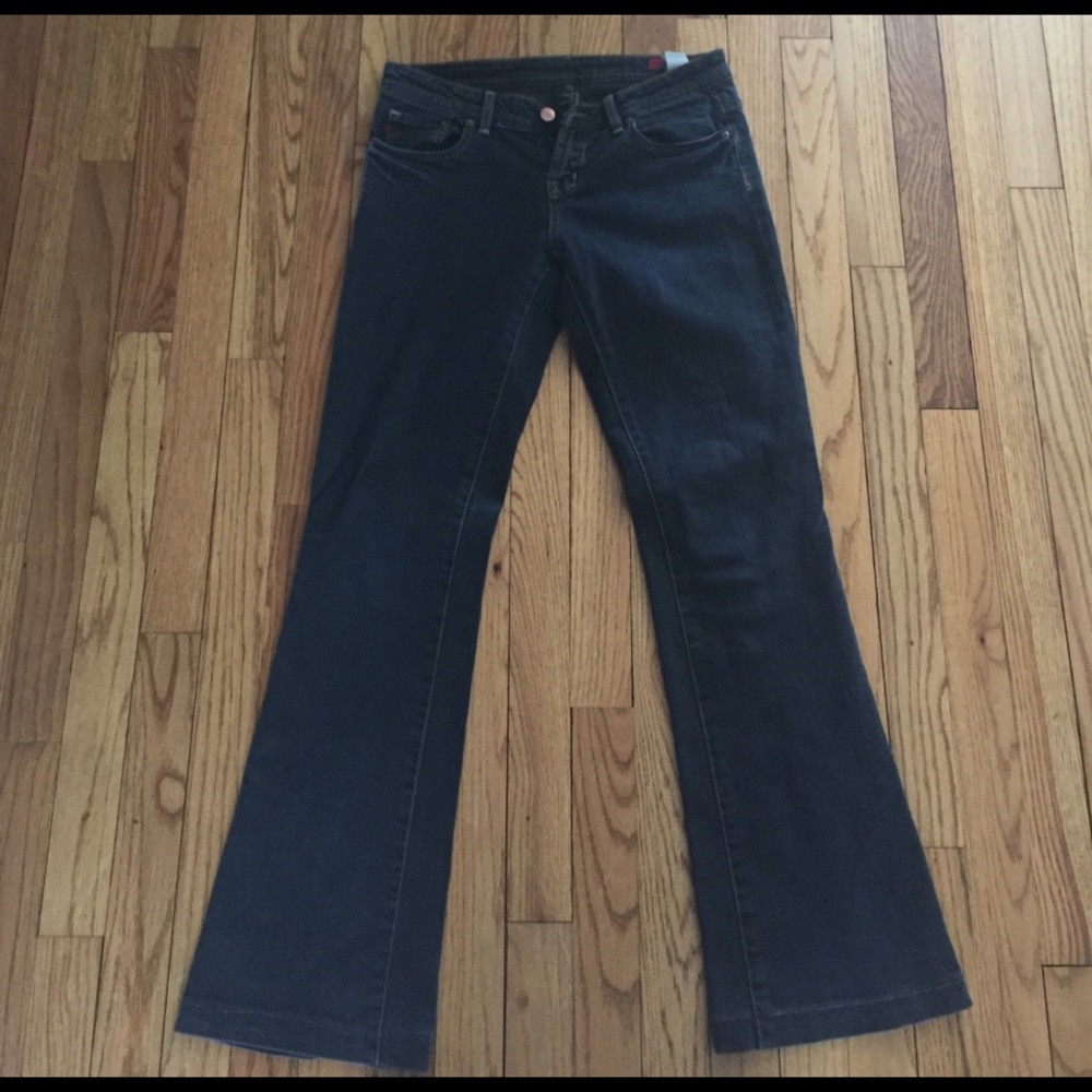 Dark denim jeans
