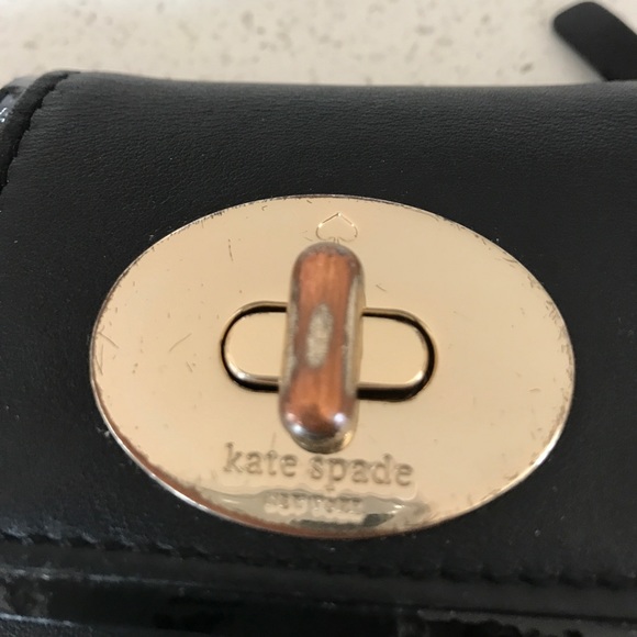 Kate Spade black leather wallet - Picture 4 of 6