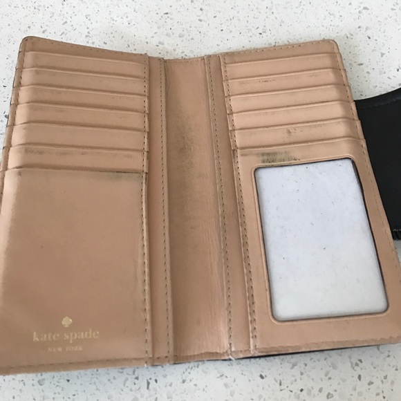 Kate Spade black leather wallet - Picture 5 of 6