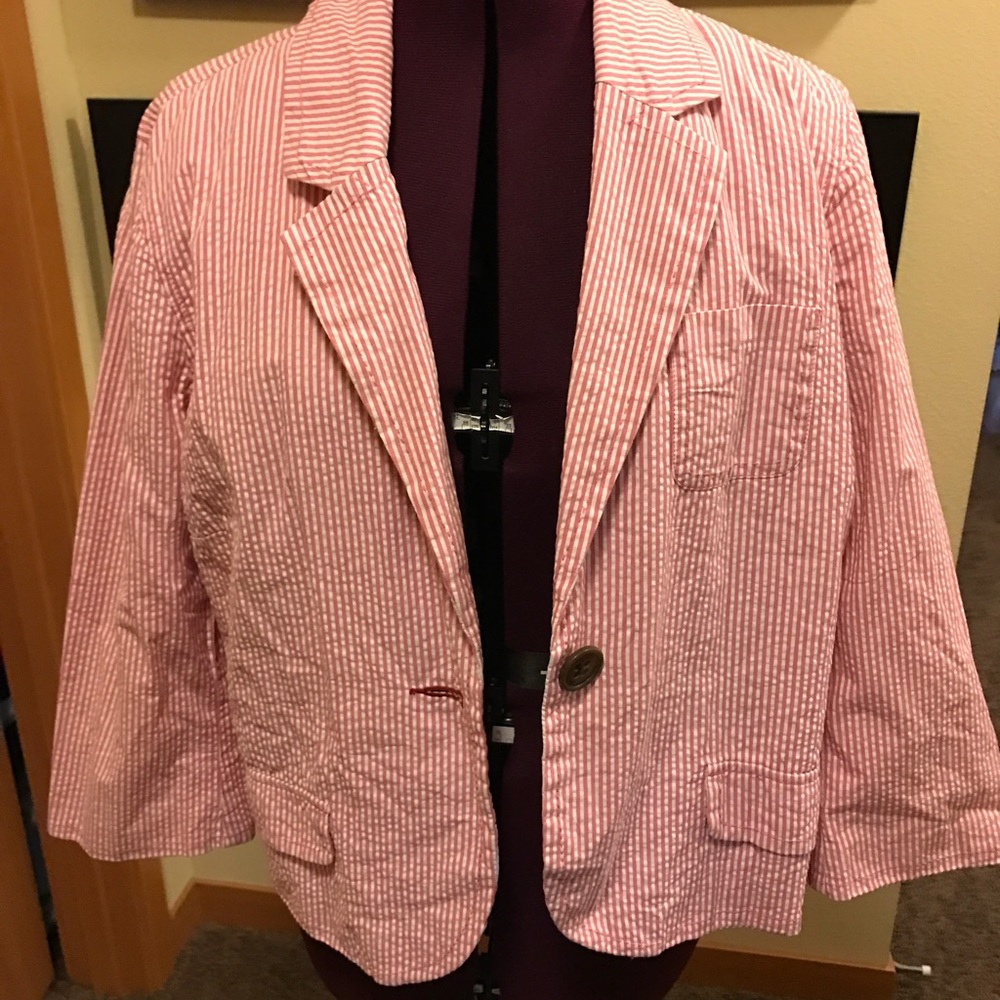Seer sucker jacket