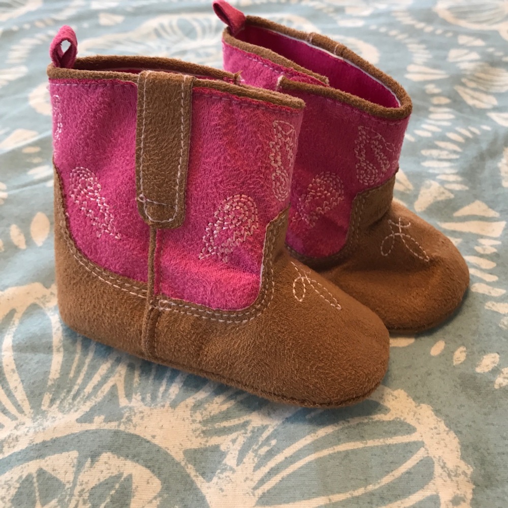 SALE Girl's size 9-12 Months Cowgirl Crib Boots!