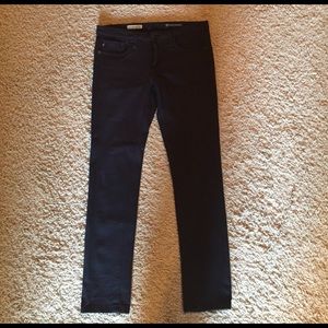 AG Adriano Goldschmied navy knit legging