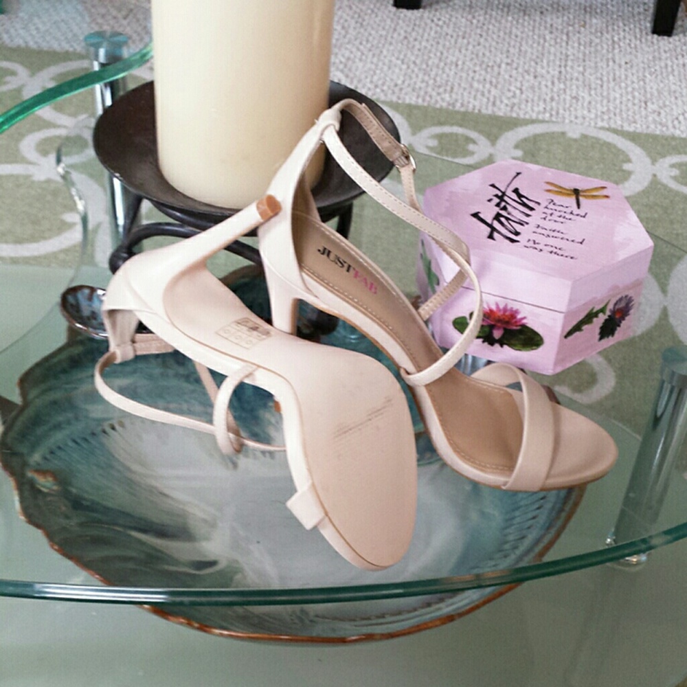FINAL SALE (No Offers) Nude Strappy Sandal