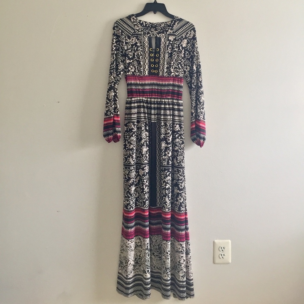 Bebe Floral Maxi Dress