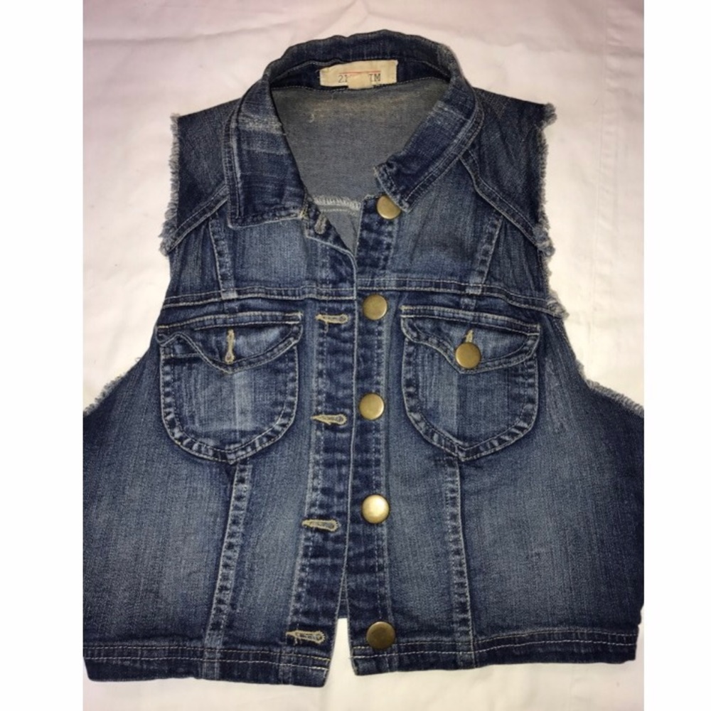**Forever 21 Denim Vest**