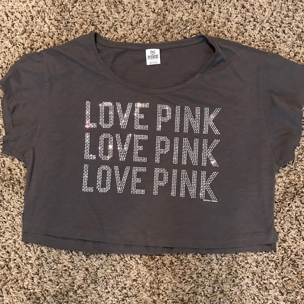 Pink crop top