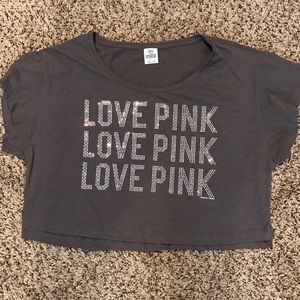 Pink crop top
