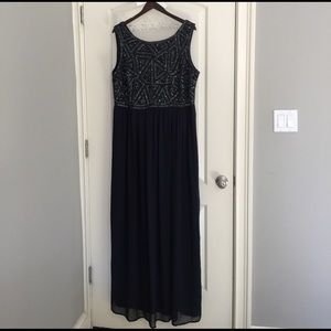 Adrianna Papell Formal Dress in Midnight Navy