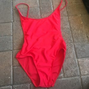 RED ONE PIECE PERFECT CONDITION