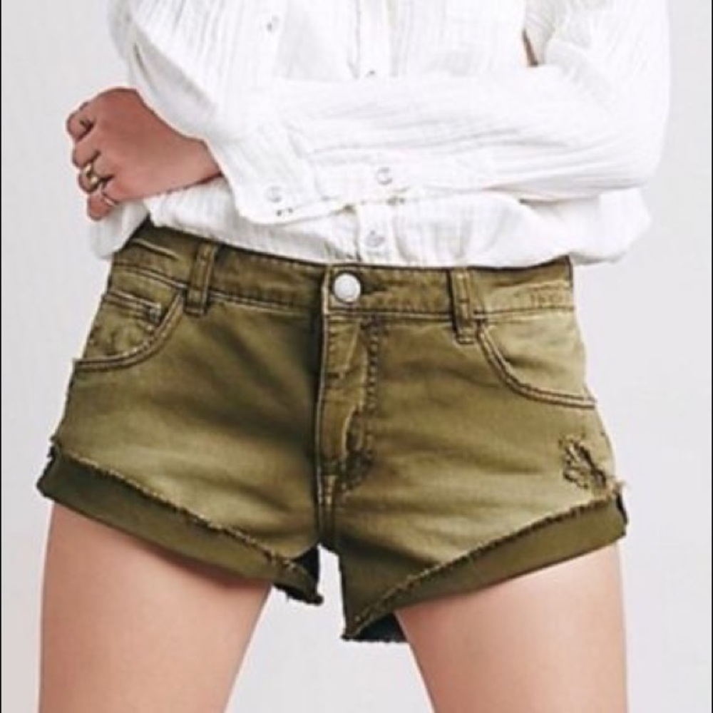 Free People Irreplaceable Cutoff Shorts