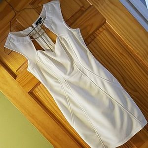 White cocktail party dress