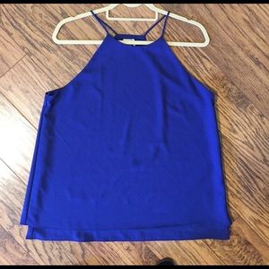 Racerback tank polyester - L