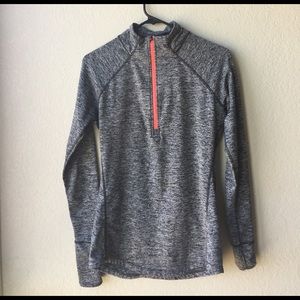 Athletic half zip pullover