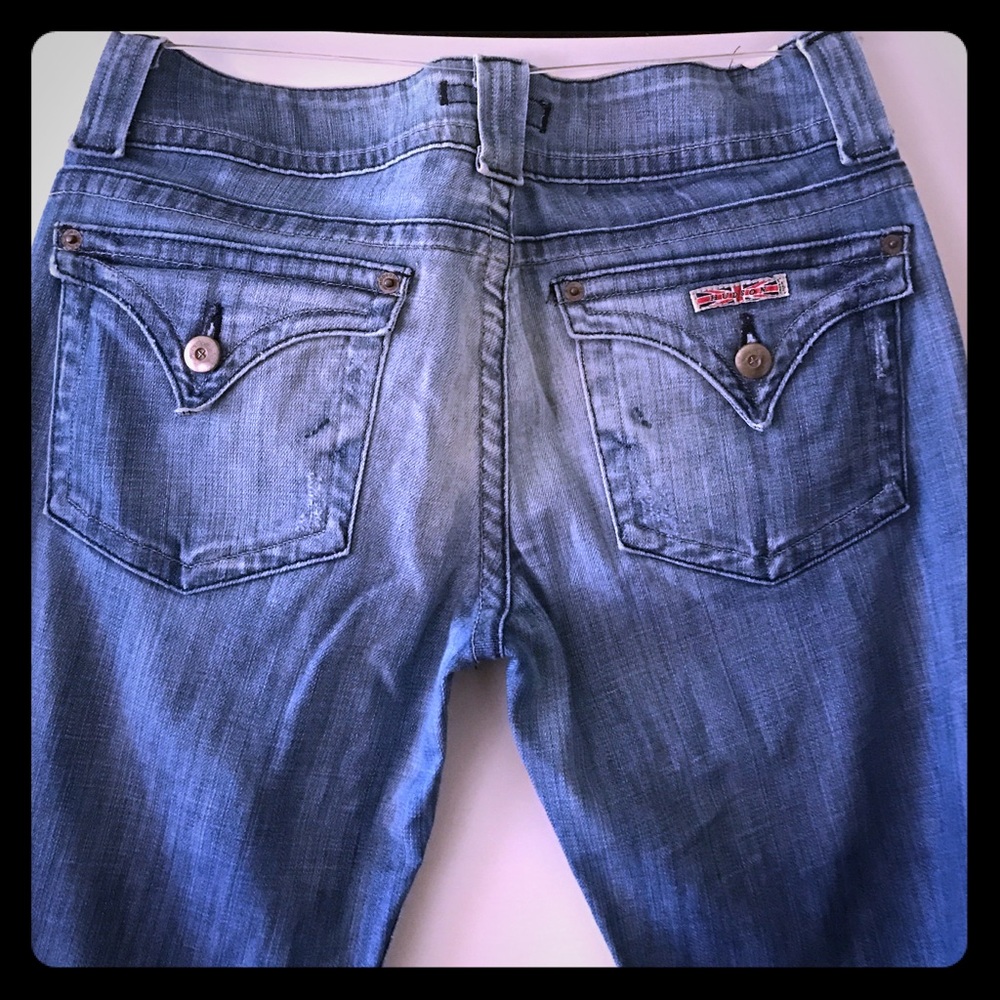 Hudson jeans – low waist/double button/boot cut