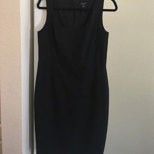 10P Ann Taylor Black Sleeveless Dress