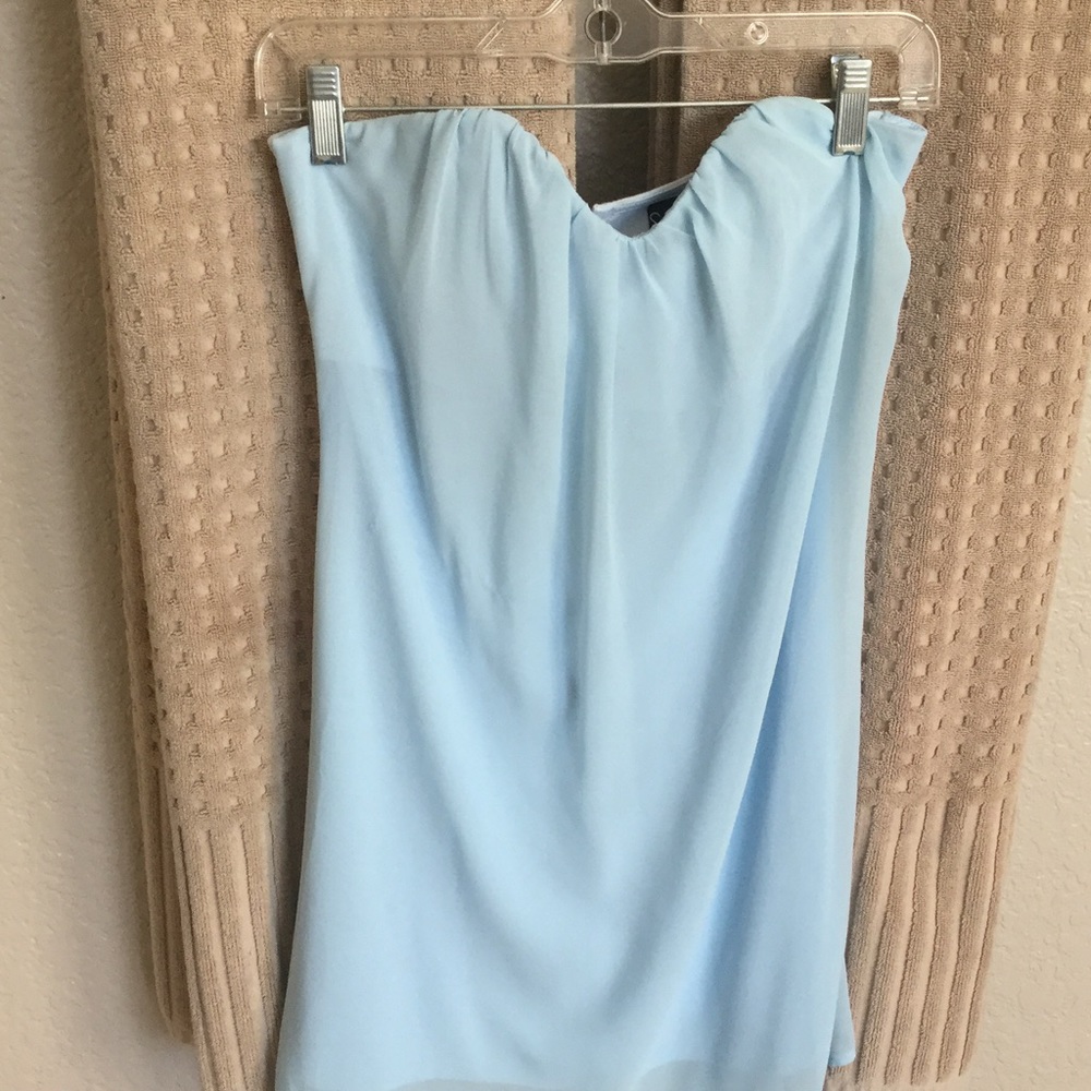 Strapless fully lined dress