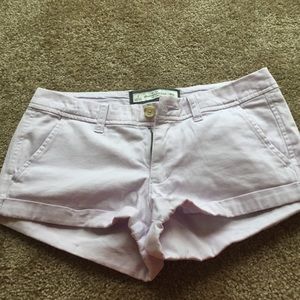 Af light purple shorts