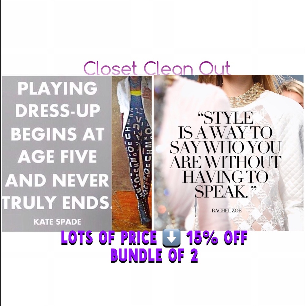Closet Clean Out 😄👍❤🎀🎉💖❤️ Lots of Price Drops