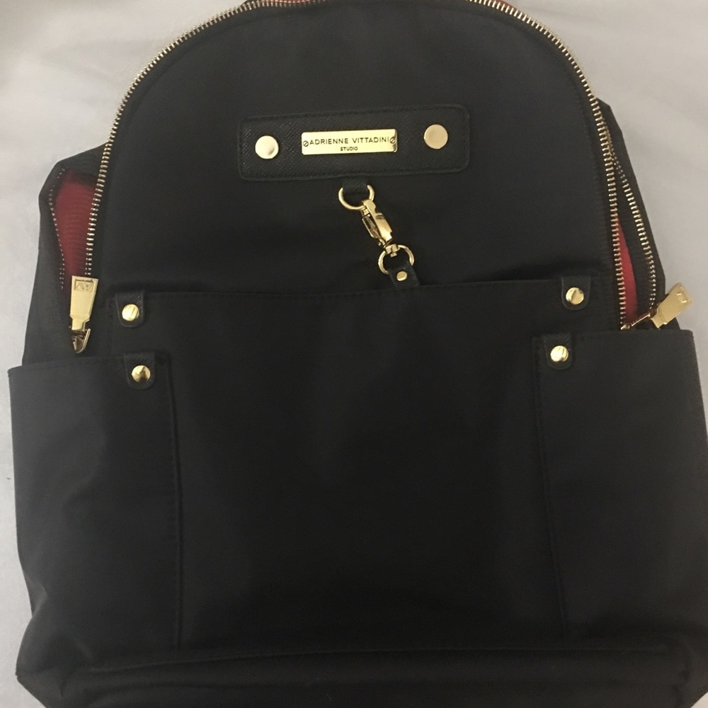 Adrienne Vittadini Black Backpack